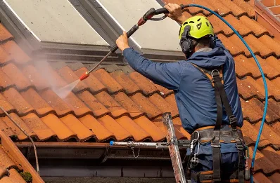 Démoussage et hydrofuge de toiture à Pouzol